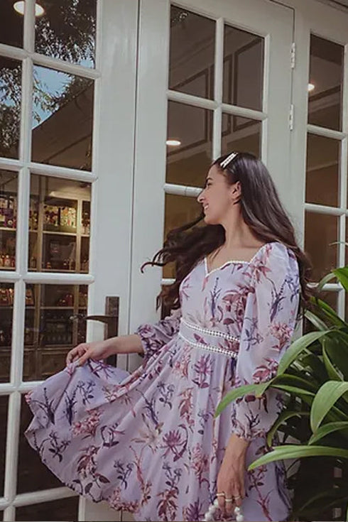 Haley Pastel Midi Dress